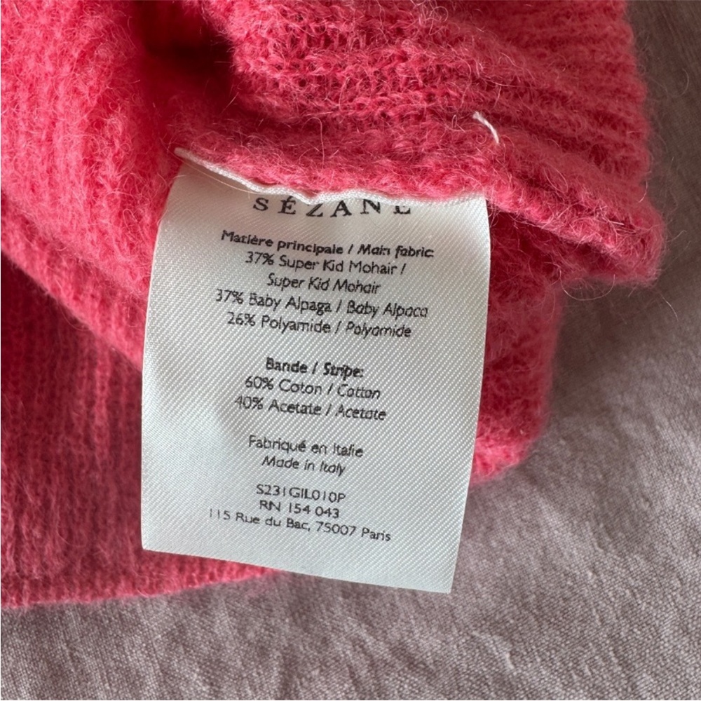 Sézane Pink Gaspard Cardigan - Picture 7 of 8